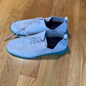 Cole Haan Zerogrand Stitchlite White/Green Knit Oxford